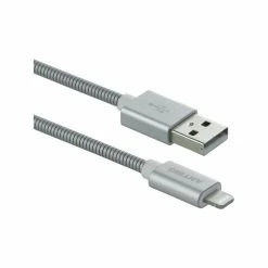 Best Sale 💯 Australia Only - Antsig 1.5m Lightning Cable To USB-A Steel Cable Silver 🔔