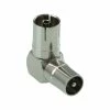 Cheap 😀 Antsig Adaptor 75 OHM Plug To 75 OHM Socket Right Angle - To Australia 🎉