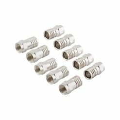 Best deal ❤️ Australia Sale - Antsig F59 Crimp Connector For RG6 Cable Heavy Gauge - 10 Pack ✨
