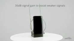 Wholesale 🥰 Australia Sale - Antsig Digital Indoor Amplified Antenna Black 🎁 -Antsig Sales Store 6fe49ab7b2c74f869d1cdd6c83720d39
