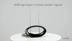 Best reviews of ⌛ Australia Only - Antsig Amplified Oval Indoor Antenna Black 🎉 -Antsig Sales Store 923b408d0e9a421eb86cf8679939b975