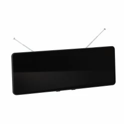 Discount ⭐ Australia Sale - Antsig Flat Panel Indoor VHF/UHF Antenna With External Amplifier Black Gloss ⌛