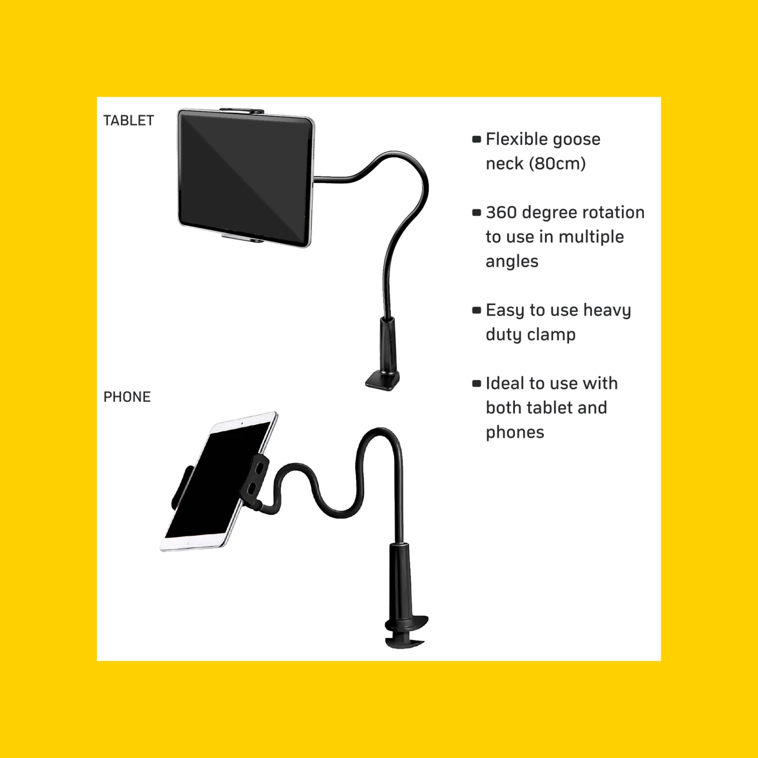 Cheap ๐งจ Australia Only - Antsig Phone And Tablet Holder With Heavy Duty Clamp And Flexible Arm ๐ 3 Cheap ๐งจ Australia Only - Antsig Phone And Tablet Holder With Heavy Duty Clamp And Flexible Arm ๐ - Image 3