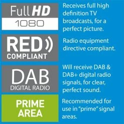 Discount ⭐ Australia Sale - Antsig Flat Panel Indoor VHF/UHF Antenna With External Amplifier Black Gloss ⌛ -Antsig Sales Store cabd86ac9d4e4aaf96228fc40bbc46ed