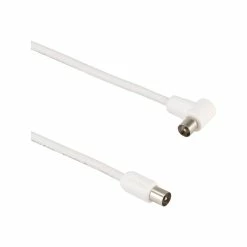New 🎉 Australia Only - Antsig 1.5m White Right Angled Pal TV Lead 👍