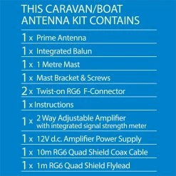 Top 10 ⭐ Australia Only - Antsig Caravan Antenna Kit Grey / Blue ⭐ 11 Top 10 ⭐ Australia Only - Antsig Caravan Antenna Kit Grey / Blue ⭐ -Antsig Sales Store f44e44ae9c33437888a329744bf2b6c6